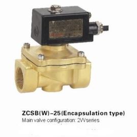 Brass Explosion Proof Solenoid Valve , Solenoid Gas Valve Low Voltage