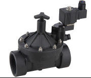 PA66 NO Plastic Solenoid Valve 3/4" Solenoid Valve AC220V G Thread