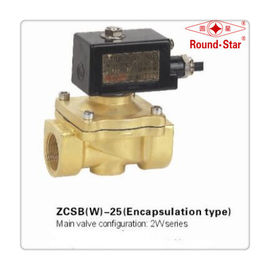 Brass Explosion Proof Solenoid Valve , Solenoid Gas Valve Low Voltage