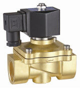 24VDC de Solenoïdeklep 2 Manier Nul van het messings Elektrische Water Differentiële Druk