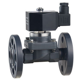 2 de Klepflens van de manier Anti Corrosieve Dn15-40mm Plastic Solenoïde en Snelle Montage